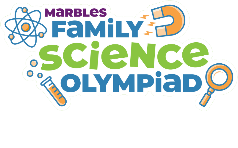 Marbles Family Science Olympiad Logo